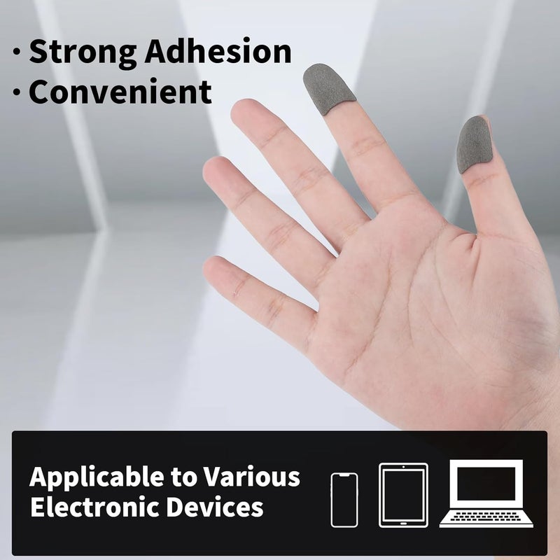 ENPOINT Ultra-Thin Touch Screen Stickers for Gloves, Pack of 10 Motorcycle Gloves Touchscreen Stickers, Sensitive Mobile Gaming Accessories for PUBG Call of Duty Mobile Legends - Image 4